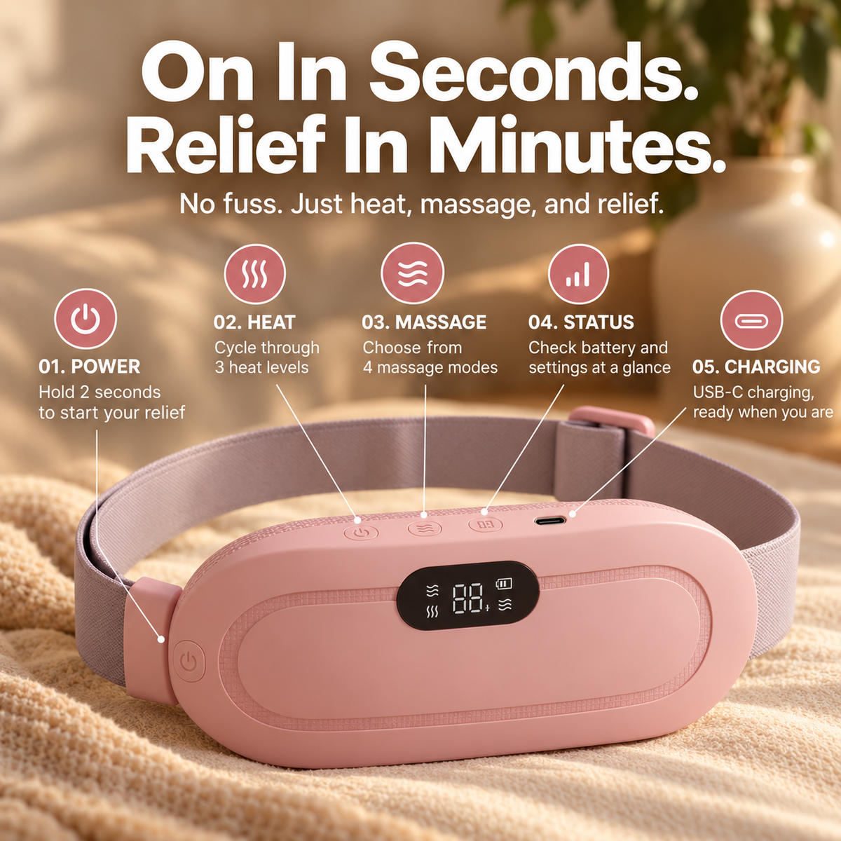 Lunara - Heated Period Pain Relief